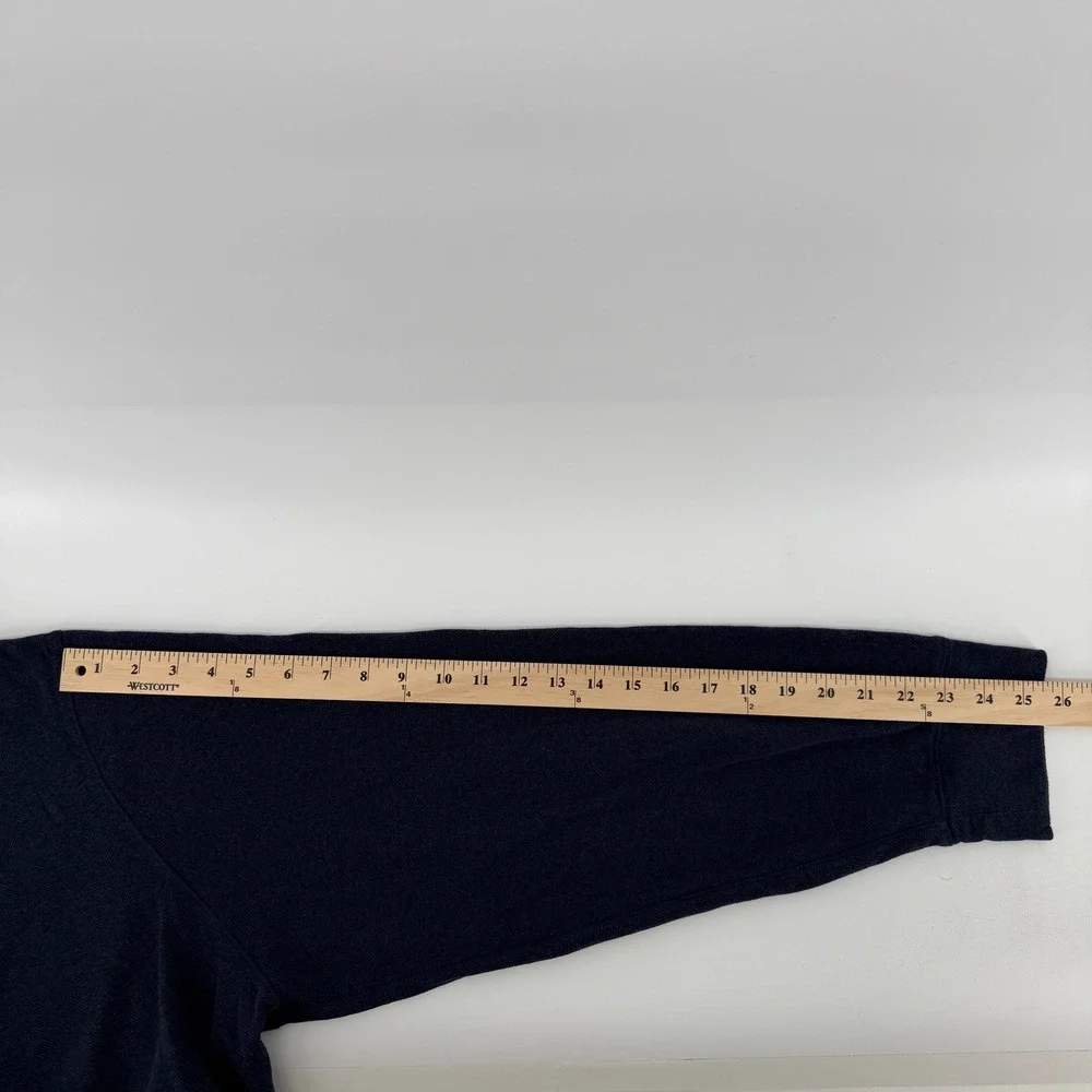 Polo Ralph Lauren Pullover Mens XXL Navy Blue Herringbone Quarter Zip Mock Neck‎